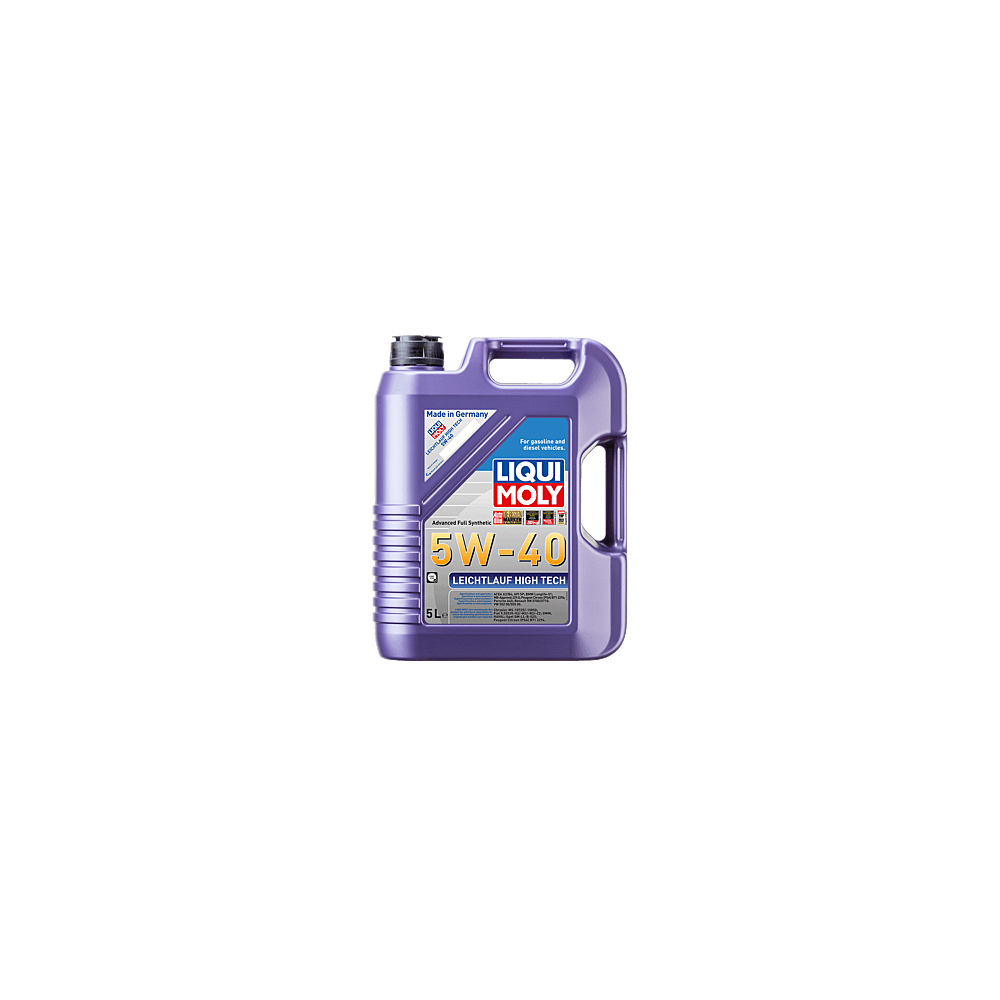 Motoreļļa LIQUI MOLY LEICHTLAUF HIGH TECH 5W40 5L - 3