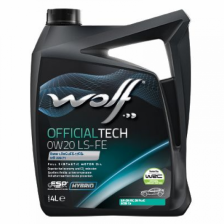 Моторное масло WOLF OFFICIALTECH 0W20 LS-FE 4L