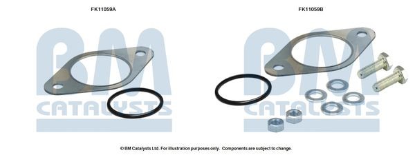 Montāžas komplekts, Sodrēju-/Daļiņu filtrs BM CATALYSTS