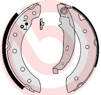 Bremžu loku komplekts BREMBO S61520