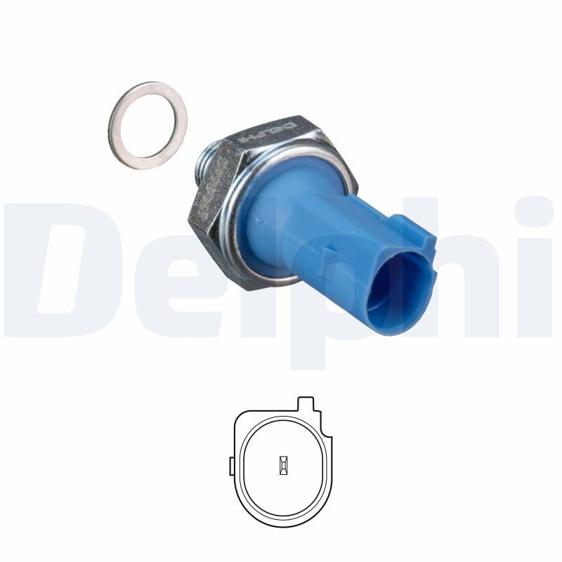 Eļļas spiediena devējs DELPHI SW90067