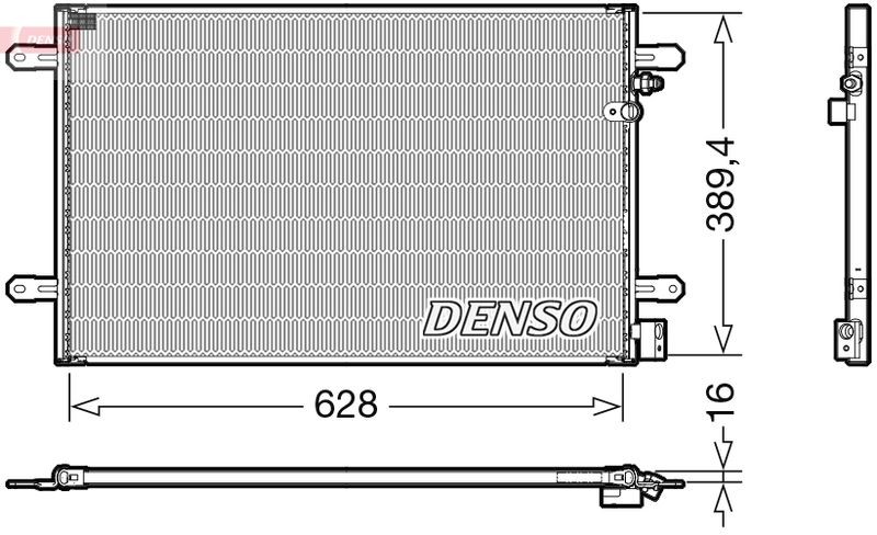 Kondensators, Gaisa kond. sistēma DENSO DCN02037