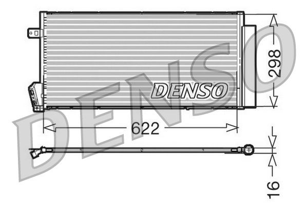 Kondensators, Gaisa kond. sistēma DENSO DCN09018
