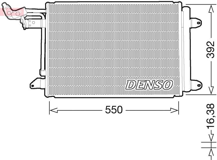 Kondensators, Gaisa kond. sistēma DENSO DCN32032