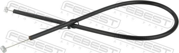 Motora pārsega slēdzenes trose FEBEST 19101-E46F