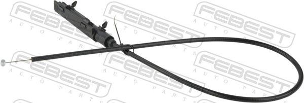 Motora pārsega slēdzenes trose FEBEST 19101-E46FL