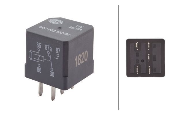 Multifunkcionāls relejs HELLA 4RD 933 332-601