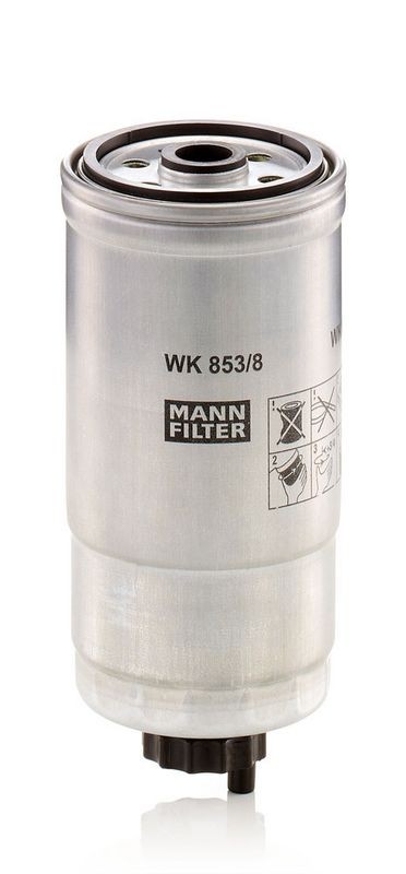 Degvielas filtrs MANN-FILTER WK 853/8