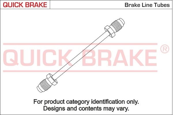 Bremžu sistēmas cauruļvads QUICK BRAKE CU-3000A-A