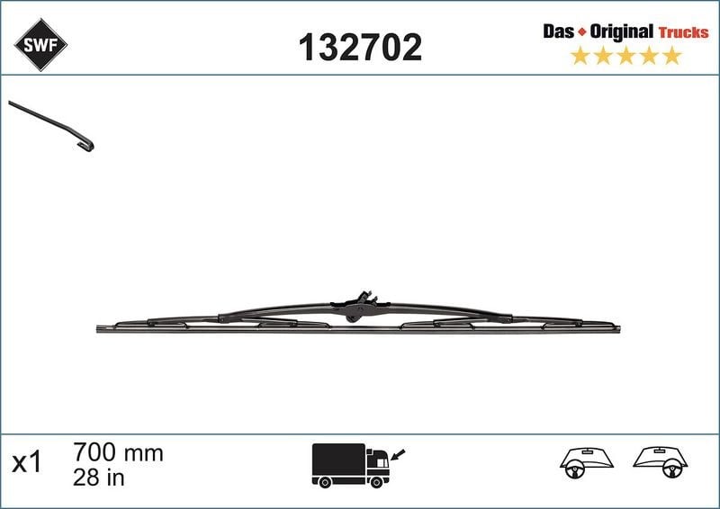 Stikla tīrītāja slotiņa SWF 132702