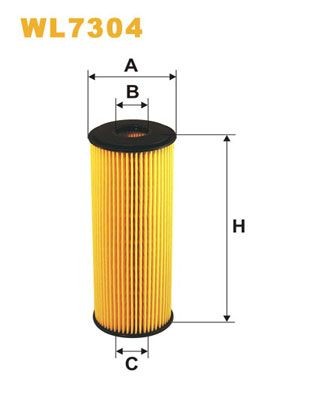 Eļļas filtrs WIX FILTERS WL7304