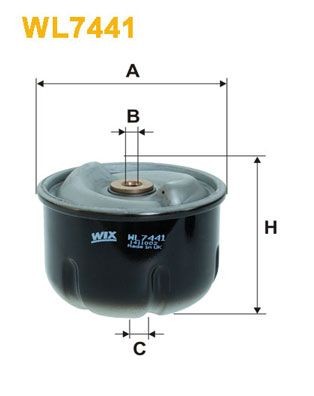 Eļļas filtrs WIX FILTERS WL7441