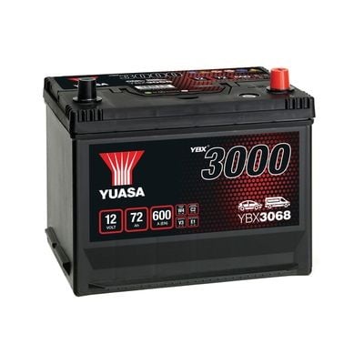 Startera akumulatoru baterija YUASA YBX3068