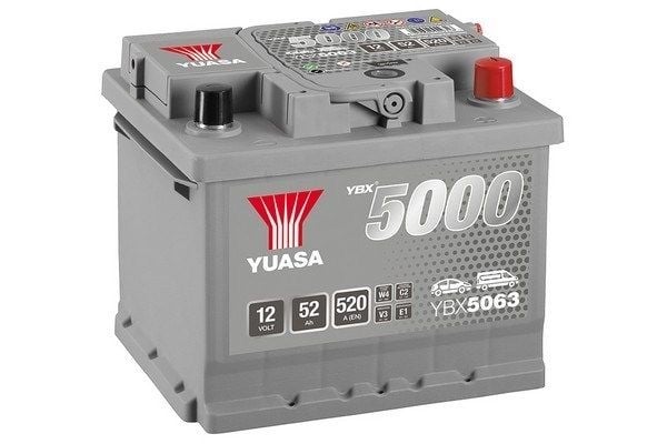Startera akumulatoru baterija YUASA YBX5063