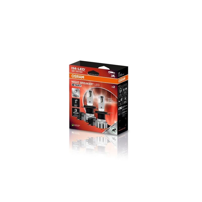 Kvēlspuldze, Tālās gaismas lukturis AMS-OSRAM 64193DWNBST-2HB