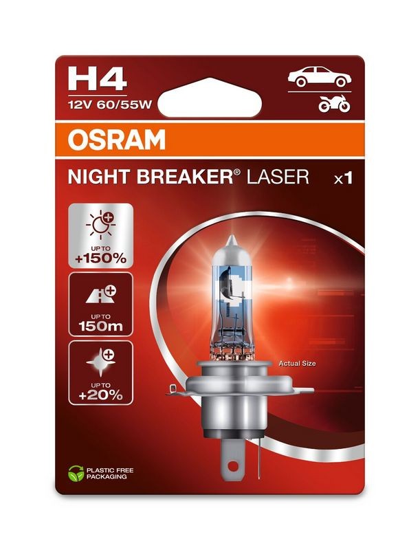 Kvēlspuldze, Tālās gaismas lukturis AMS-OSRAM 64193NL-1BL