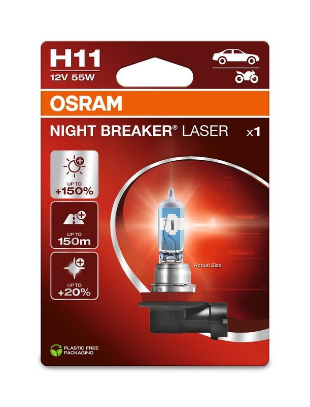 Kvēlspuldze, Tālās gaismas lukturis AMS-OSRAM 64211NL-1BL